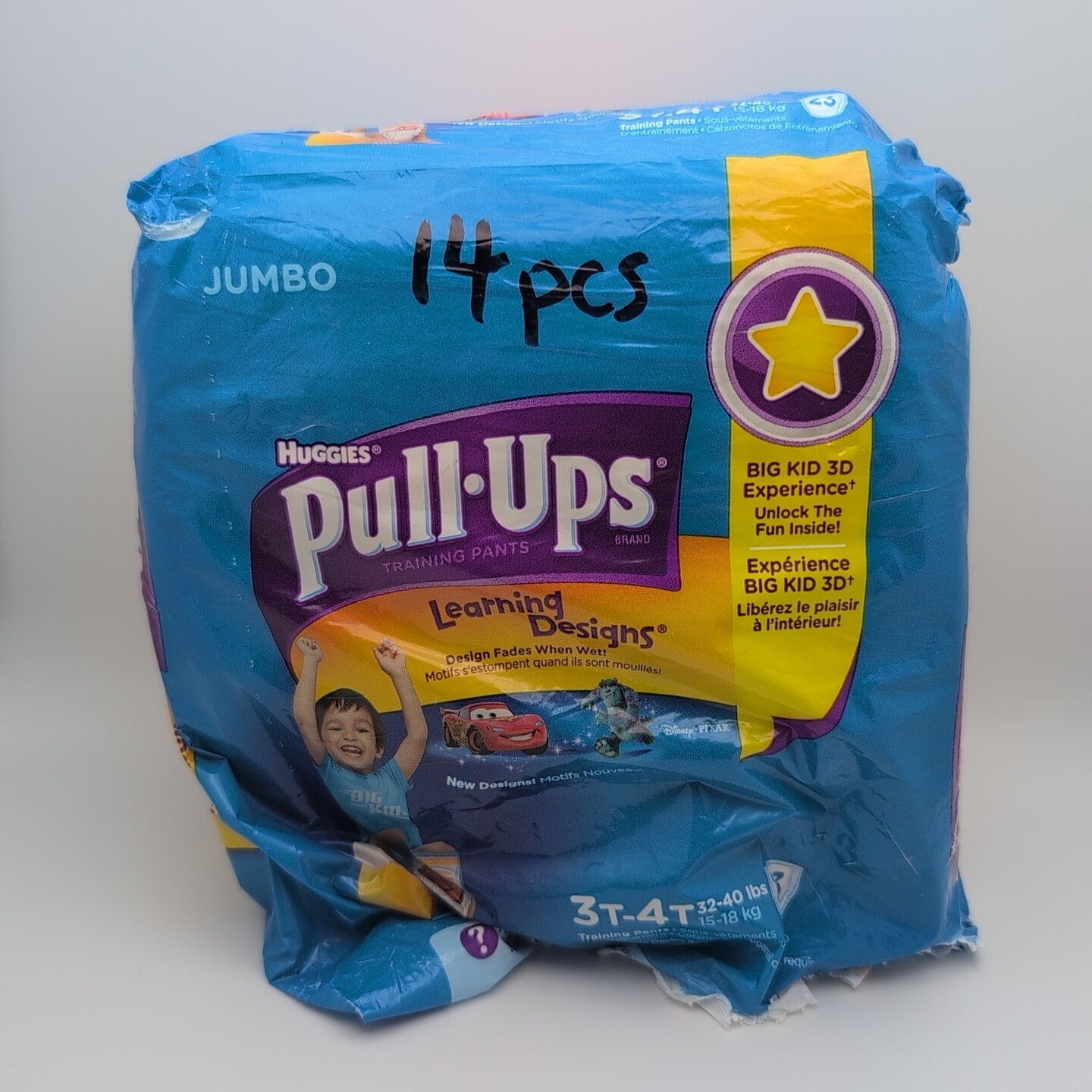 Huggies Pull-Ups 3T-4T Day And Little Swimmers Large - 22 Pcs
