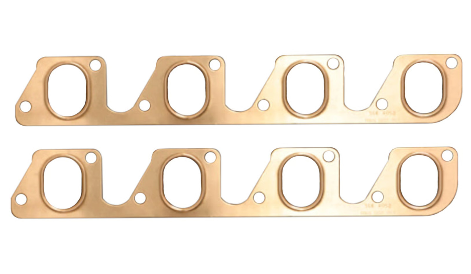 SCE Gaskets 4052 Pro Copper Header Gasket - 1.350 x 1.875 in Oval Port - Pair