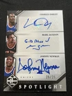 Charles Oakley/M. Jackson/J. Newman 2015-16 Limited Spotlight /25 Knicks #LT-NYL