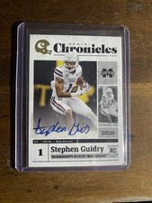 2020 Panini Stephen Guidry Auto Mississippi State Bulldogs