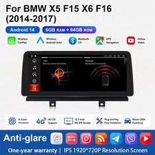 12.3'''' Bluetooth 5.0 Touchscreen Autoradio 2 Din GPS F�r BMW X5 F15 X6 F16 EVO