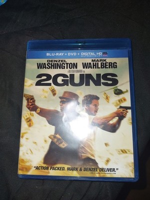 2 Guns (Blu-ray/DVD 2013 2-Disc Action ) Denzel Washington Mark Wahlberg 