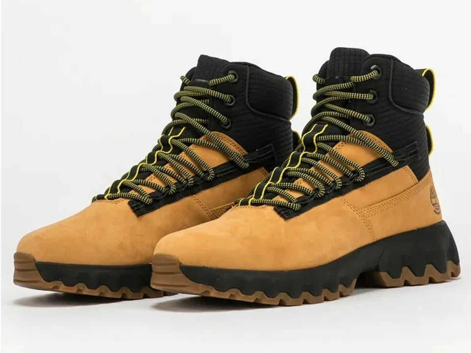 Timberland Mens GS Edge Waterproof Boots (A2KT2) Wheat Nubuck Size UK 6.5-9 - Image 2 of 4