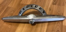 Vintage 1950s Mercury Trunk Lock Handle Emblem Trim Hood Ornament Car Parts
