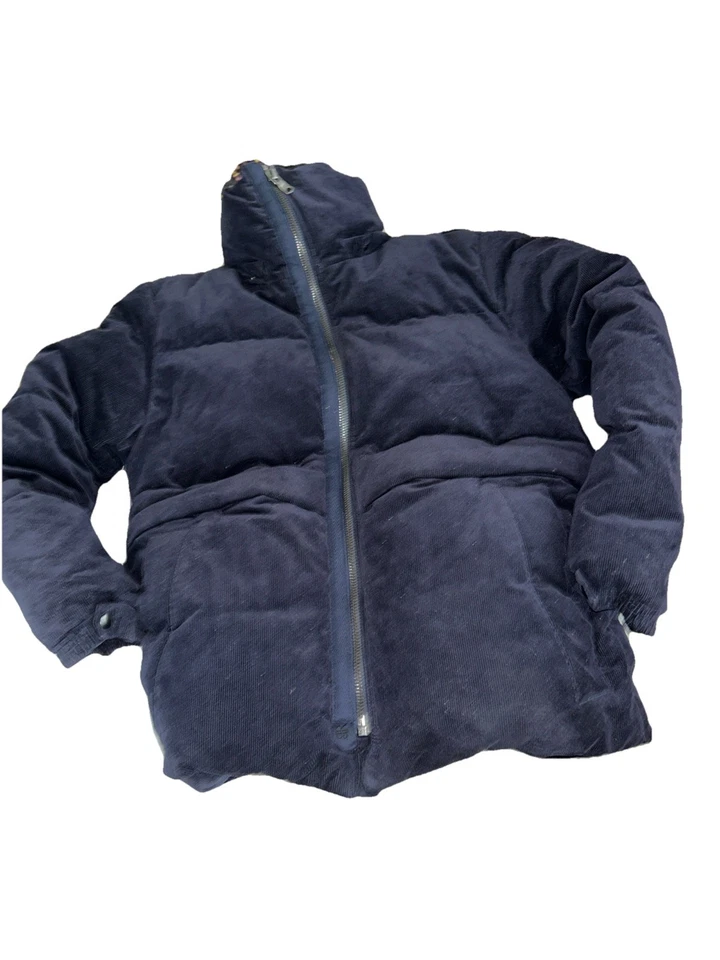 Chaqueta acolchada de pana Banana Republic para hombre grande azul marino talla pequeña Foto 4 de 4