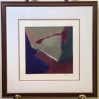 Hand Signed Dan Emerson Abstract Art Original Oil Painting 16 x 16 — photo 7