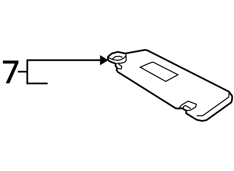Espejo retrovisor parasol izquierdo gris Toyota Highlander 2008-2013 parasol conductor KWSJU Foto 4 de 4
