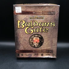 NEW SEALED Baldur's Gate Forgotten Realms Windows PC, Big Box Factory VGA CGC