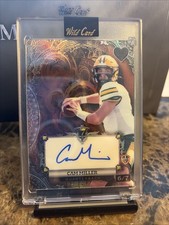 Cam Miller AUTO 6/7 Bronze Holo 2024 Wild Card 7 Card Studs - Dolphins Rookie QB. rookie card picture
