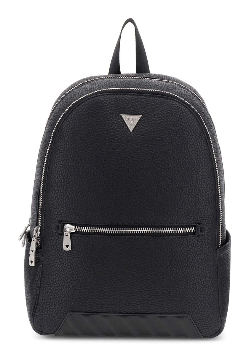 Sac à Dos GUESS Certosa – Noir – Homme – Polyuréthane – Neuf – Sac De Loisirs/business