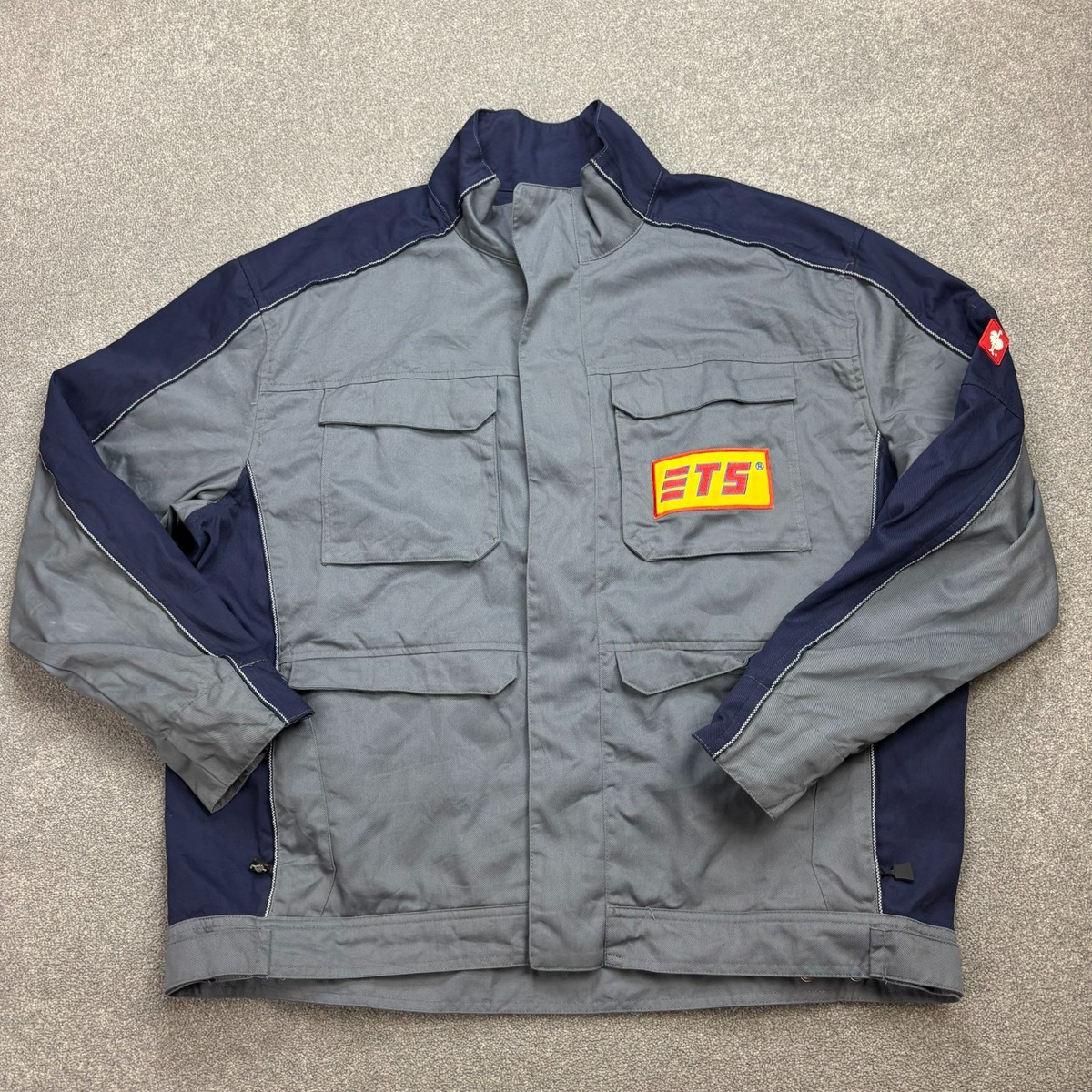 Engelbert Strauss French Jacket Adult 2XL XXL Blue Workwear Canvas