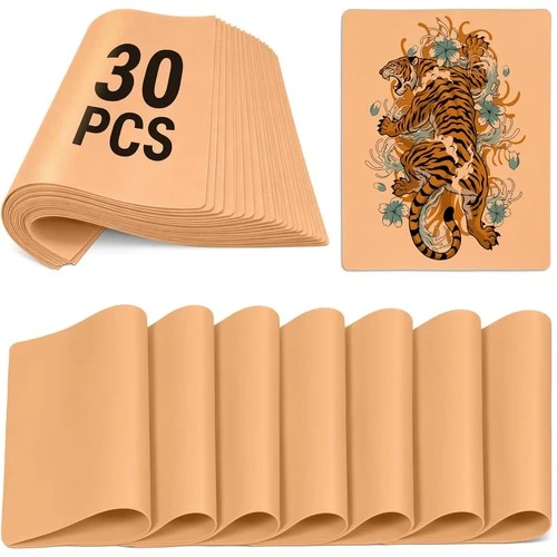 30 Piel Sintética Pieles Para Tatuar Práctica Doble Cara 7.4"x5.6" Pulgadas Set - product listing photo