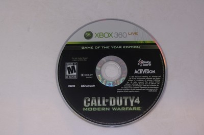 Call of Duty 4 Modern Warfare Game of the Year Edition Xbox 360