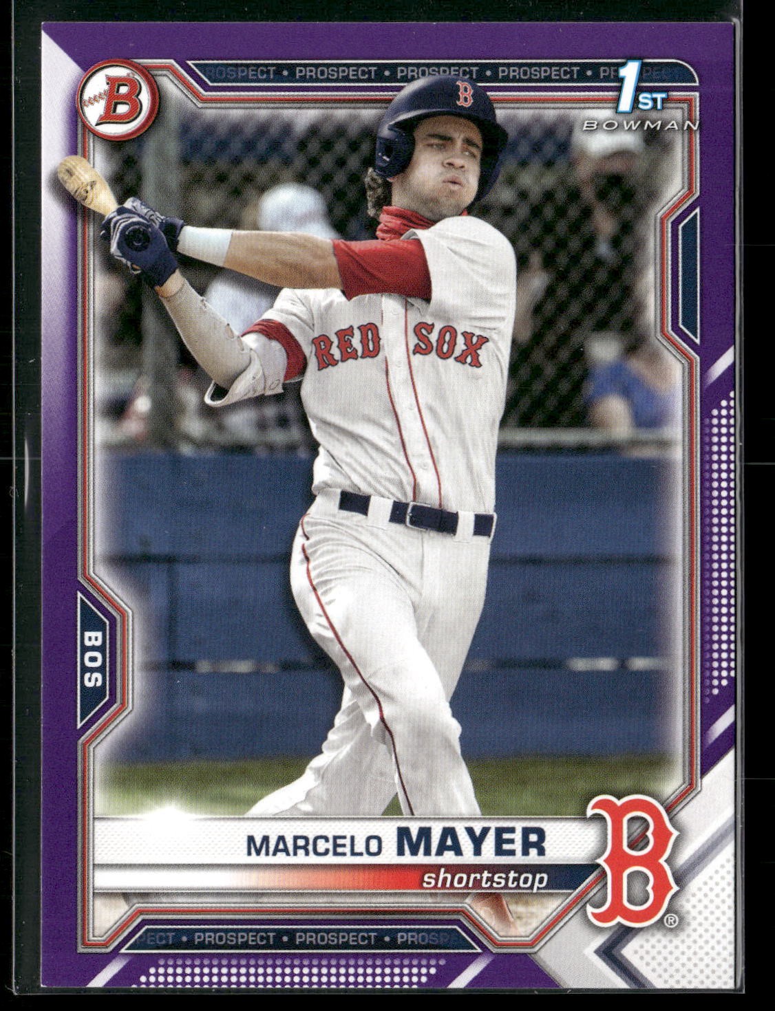 2021 Bowman Draft #BD-174 Marcelo Mayer Purple #/250