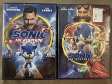 Sonic the Hedgehog 1 & 2 Set DVD Movie Film Collection (sequel-New And Sealed)