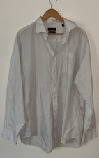 Nautica Men  s Blouse Striped Button Up Long Sleeve Size 18