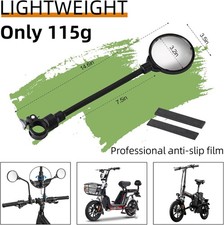 ROCKBROS Rearview Bike Mirror HandlebarGlass Bicycle Mirror Adjustable 2BothSide