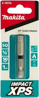 Makita Impact-XPS Socket Adapter 1/4" x 50mm 1 Piece E-10316 - image 1 of 2