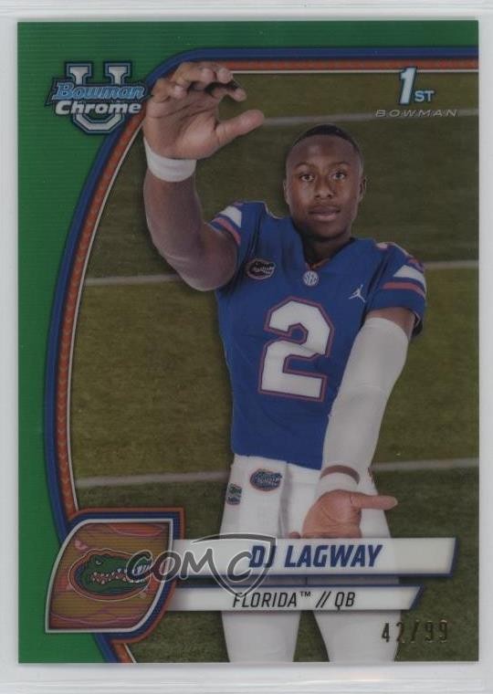 2024 Bowman U Chrome Green Refractor 42/99 DJ Lagway #63 1n1n