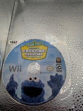 Sesame Street Cookie's Counting Carnival Wii Video Game Kids Educational