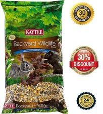 Kaytee Backyard Wildlife Food Blend For Wild Squirrels Chipmunks Rabbits and ...