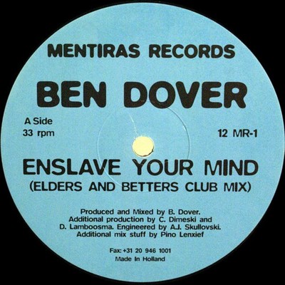 Ben Dover - Enslave Your Mind (12'') (Very Good Plus (VG+)) - 4304630739