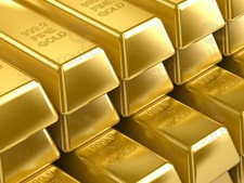 Xshelley 1kg Shiny Fake Gold Bar Bullion Brick Door Large,