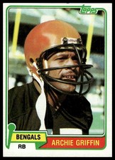 1981 Topps #38 Archie Griffin Cincinnati Bengals NM+