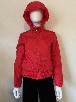 Authentic Moncler Erina Giubbotto Erina Jacket in vibrant red   100% legit