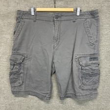 Vintage UNIONBAY Y2K 90s Cargo Shorts Grunge Baggy Skater Grey Men's Size 40