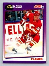 #244 1991-92 Score Gary Suter Calgary Flames