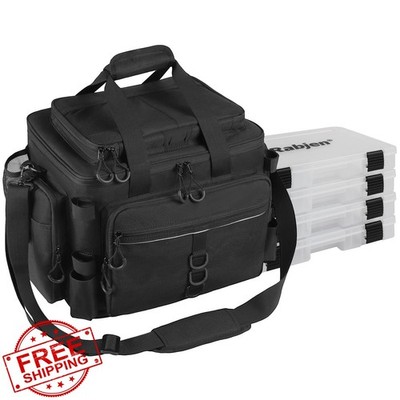 Rabjen Fishing Tackle Bag Rod Holders Cooler Large Capacity