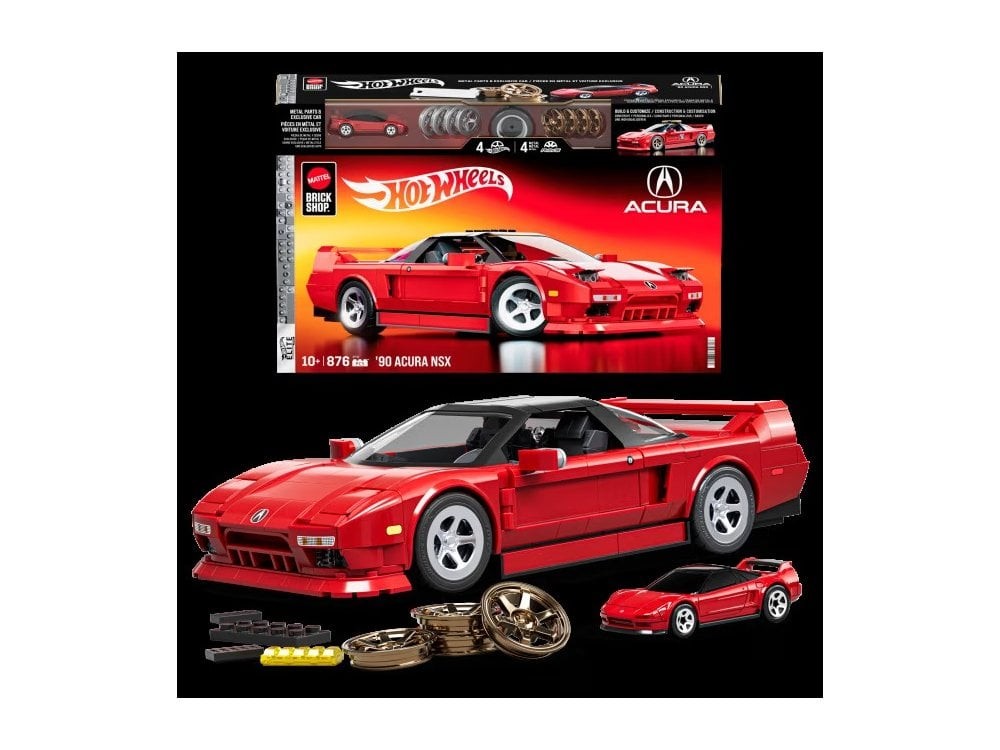 Mattel Brick Shop Hot Wheels ’90 Acura Nsx