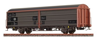 BRAWA 48997 Sliding Wall Wagon 2 Axles Hbis-x299 DB Grey HO 1:87