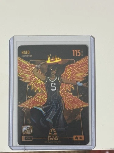 2024 Bo Jackson Battle Arena Angel Reese HALO Fire Battlefoil RC #BF-103