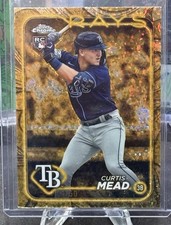 2024 Topps Gilded Collection Curtis Mead Bookend RC 1/50 Mini Diamond
