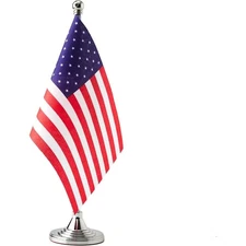 Flag American Flags, Small Mini American Desk Flag, Used for Table Office Cla...