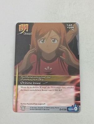 Bleach TCG Einzelkarte Orihime Inoue bespielt