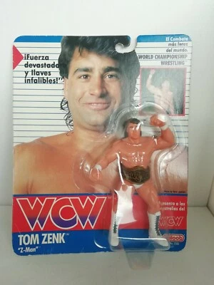 Tom Zenk Z-Man WCW WWE WWF 1990 Galoob Wrestling Action Figure - Photo 1/4