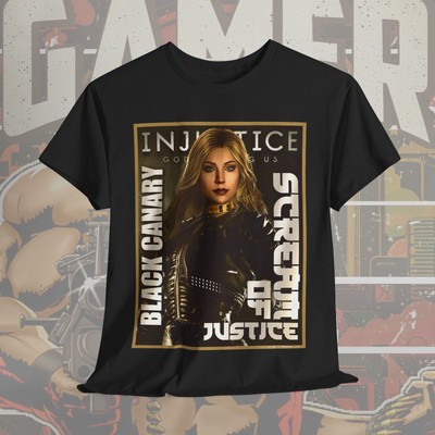 Black Canary Injustice Gods Among Us Shirt Collection, Gaming Unisex T-Shirt