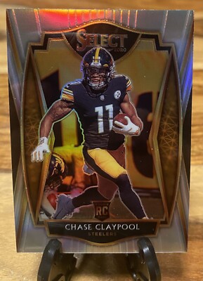 CRISPY Chase Claypool 2020 Select  Premier Level Silver Prizm Rookie Card-RC