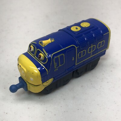 Chugginton Die Cast Brewster Train- Blue Easter Eggs Engine- 2010 Learning Curve