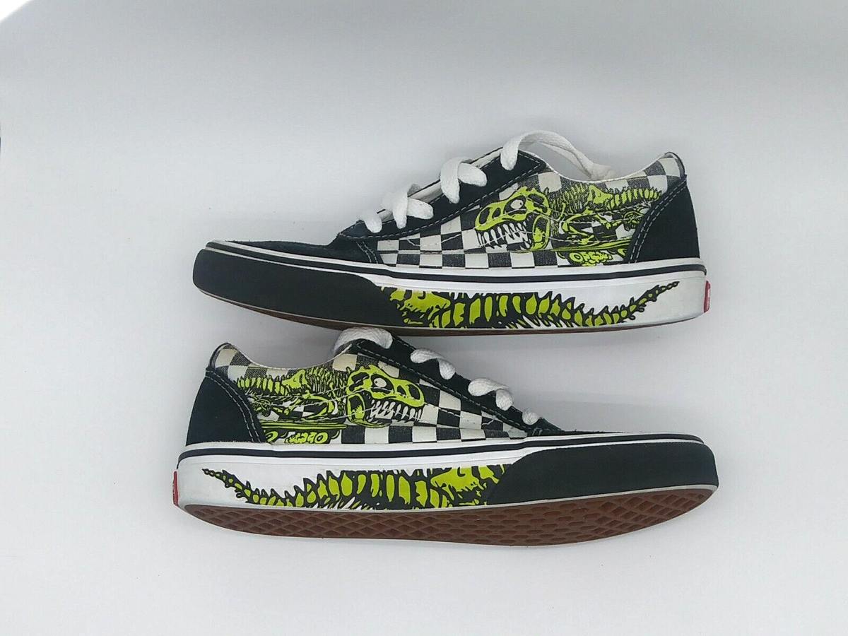 Vans Ward Checkerboard T Rex Old Skool Low Skate Shoes Sneakers