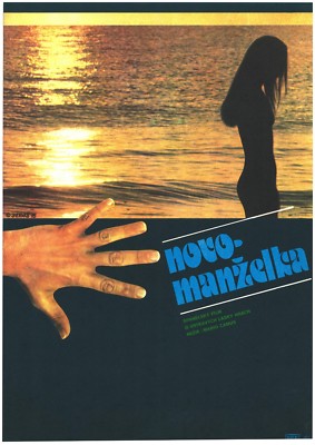 LA JOVEN CASADA Orig. Art. Czech A3 Movie Poster 1975 ORNELLA MUTI MARIO CAMUS