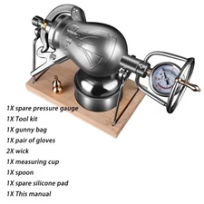 Creative Mini Vintage Popcorn Pressure relief valve Machine Hand Food Amplifier