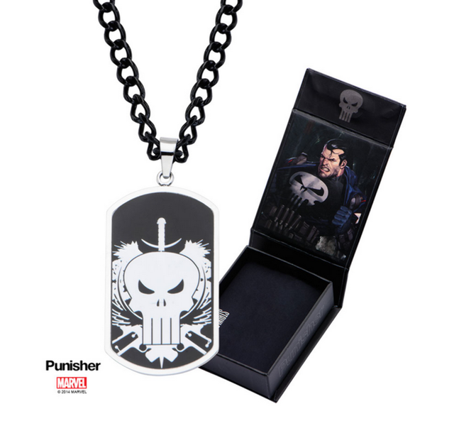 punisher dog tag
