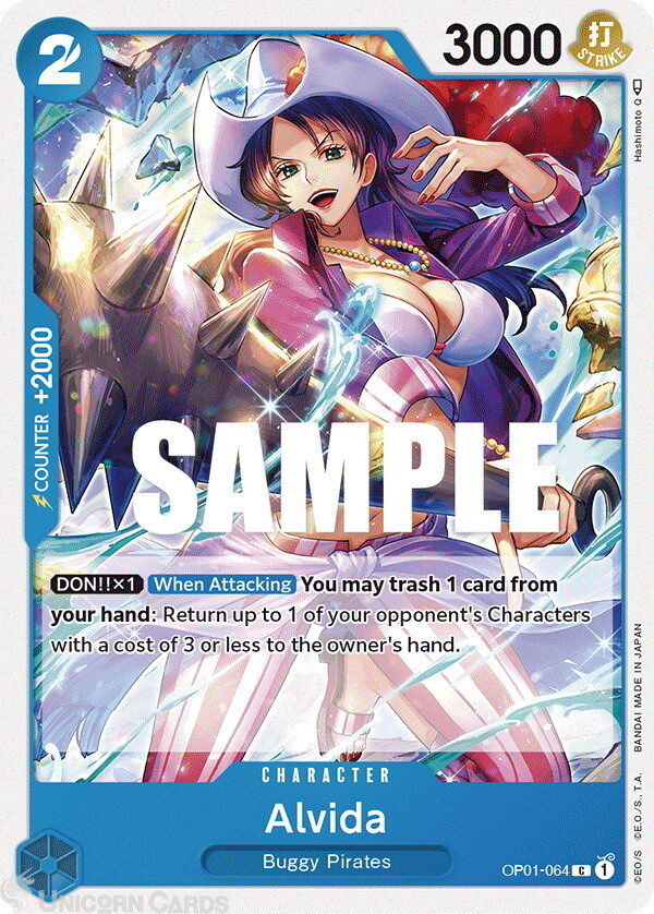 OP01-064 Alvida Common English One Piece TCG Card