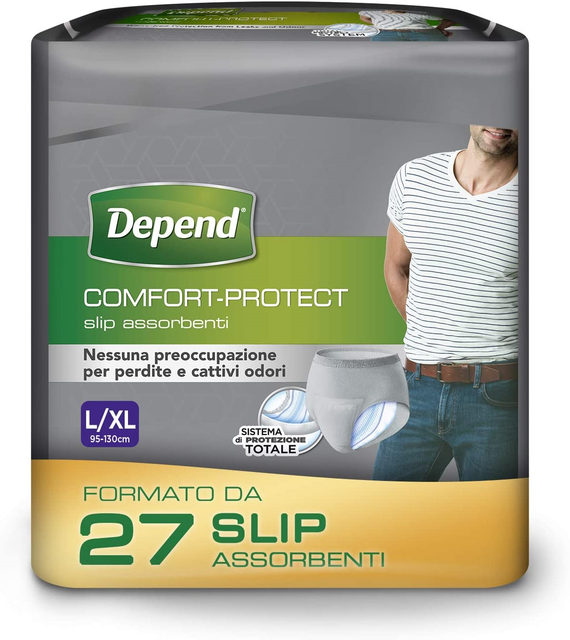 Depend Super Absorbent incontinence Underwear for Men, Size XL 27