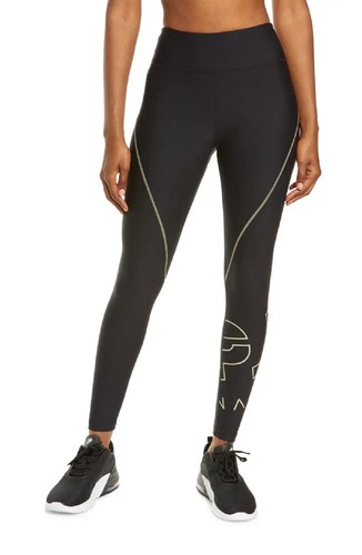 Point Race Leggings, Black 