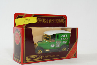 Matchbox Models of Yesteryear Y-5 1927 Talbot Van Lyle's Golden Syrup 1:47
